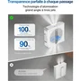 Ecovacs WINBOT W2s OMNI - Robot lave-vitres avec station d'accueil, technologie TruEdge pour les bords, autonome 110 min, surface 65 m²