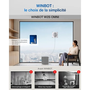 Ecovacs Winbot W2S Omni - Robot nettoyeur de vitres autonome, blanc gris, Réf. WG893-12