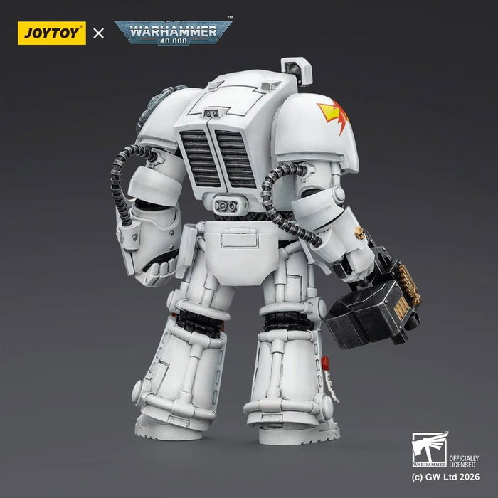 Joy Toy (CN) Warhammer 40,000 White Scars Terminator 2 avec Power Fist et Storm Bolter, 14 cm