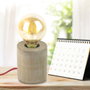 Home Deco Light Lampe en bois cylindrique