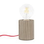 Home Deco Light Lampe en bois cylindrique