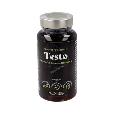 PALEOBULL Testo 60 gélules - Complément alimentaire testostérone, Zinc, Vitamine D3, Tribulus, Fenugrec, Withania PALEOBULL Testo 60 gélules - Complément alimentaire testostérone, Zinc, Vitamine D3, Tribulus, Fenugrec, Withania