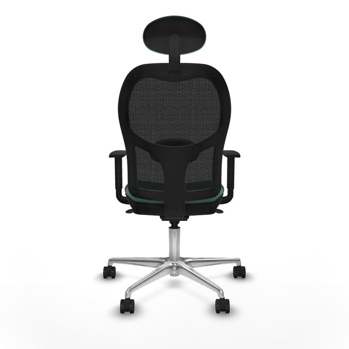 Piqueras y Crespo Chaise de Bureau avec Appui-tête 1D086N1 Vert émeraude