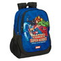 SAFTA Sac à dos Avengers Marvel 44 cm, adaptable au chariot, avec compartiments, poches latérales pour bouteilles et dos ergonomique