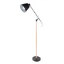 Lampe sur pied "Aaron" rectiligne, design nordique avec douille E27 pour LED - SKD-F005-R
