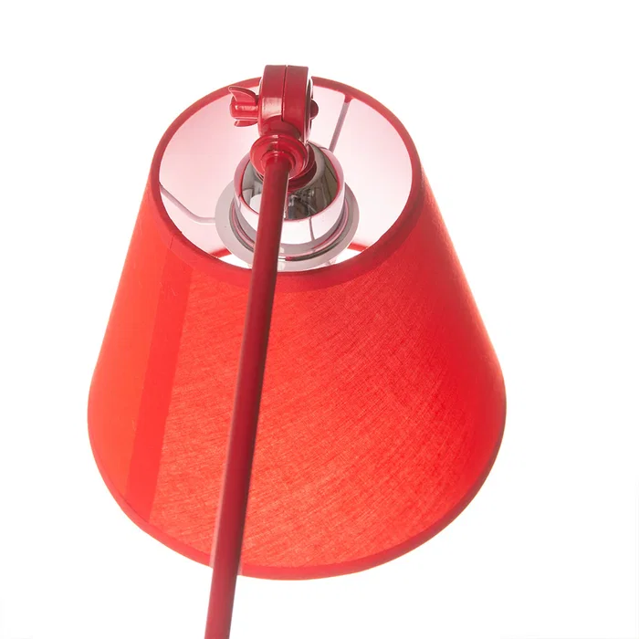 Lampe sur pied "Aaron" rectiligne, design nordique avec douille E27 pour LED - SKD-F005-R Lampe sur pied "Aaron" rectiligne, design nordique avec douille E27 pour LED - SKD-F005-R
