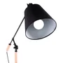 Lampe sur pied "Aaron" rectiligne, design nordique avec douille E27 pour LED - SKD-F005-R