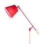 Lampe sur pied "Aaron" rectiligne, design nordique avec douille E27 pour LED - SKD-F005-R