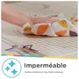 Nuby Tapis d'éveil Réversible Safari - 200x150 cm - Tapis de jeu bébé en mousse douce, pliable, facile à nettoyer