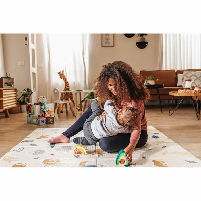 Nuby Tapis d'Éveil Réversible Safari 200 x 150 x 1 cm Nuby Tapis d'Éveil Réversible Safari 200 x 150 x 1 cm