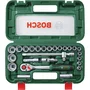 Bosch Set de cliquets 1/2" 26pces Haute Performance 768 Nm 72 dents Mécanisme fritté