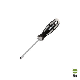 WOLFPACK LINEA PROFESIONAL Tournevis Plat Estampé Acier S2 1,2 x Ø 6,5 x 100 mm