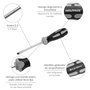 WOLFPACK LINEA PROFESIONAL Tournevis Plat Estampé Acier S2 1,2 x Ø 6,5 x 100 mm