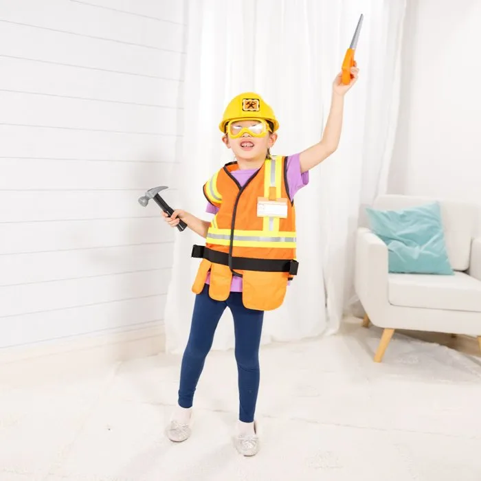 Melissa & Doug Déguisement Chantier avec 8 Accessoires