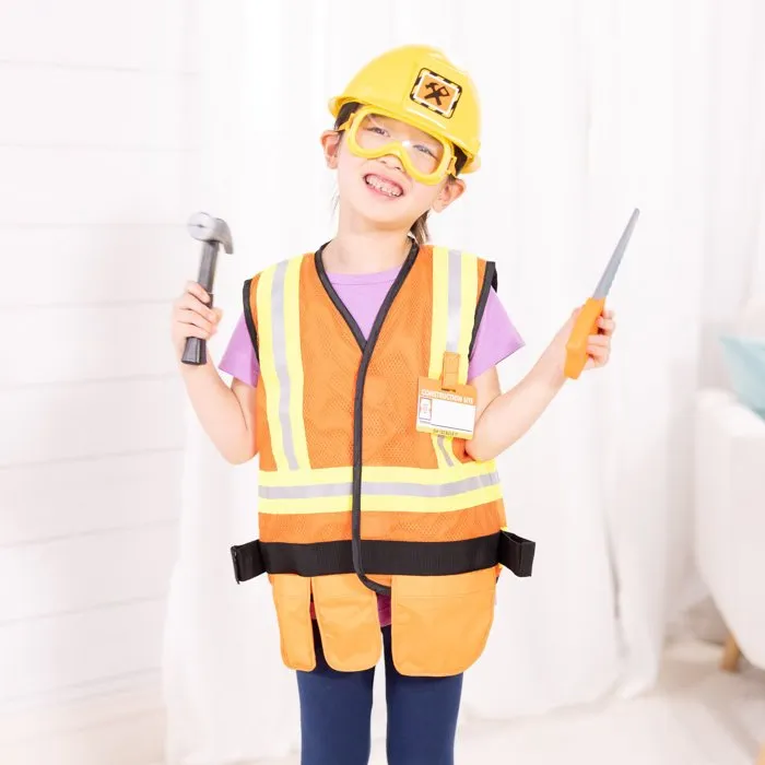 Melissa & Doug Déguisement Chantier avec 8 Accessoires