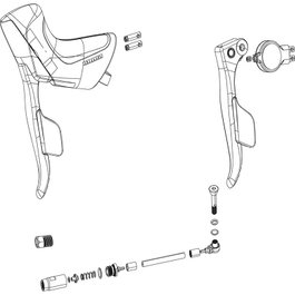 Sram Kit Leva Fr/Cam.Man.Sram Rival Etap AXS Der.Disco