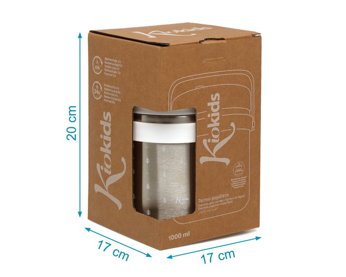 KioKids Thermos Blanc (300ml+400ml)
