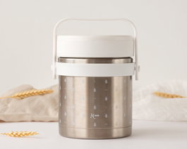 KioKids Thermos Blanc (300ml+400ml)