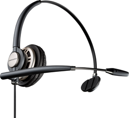 Poly (Plantronics) 8R708AA EncorePro HW710 - Casque audio professionnel avec micro et étui de transport - Noir