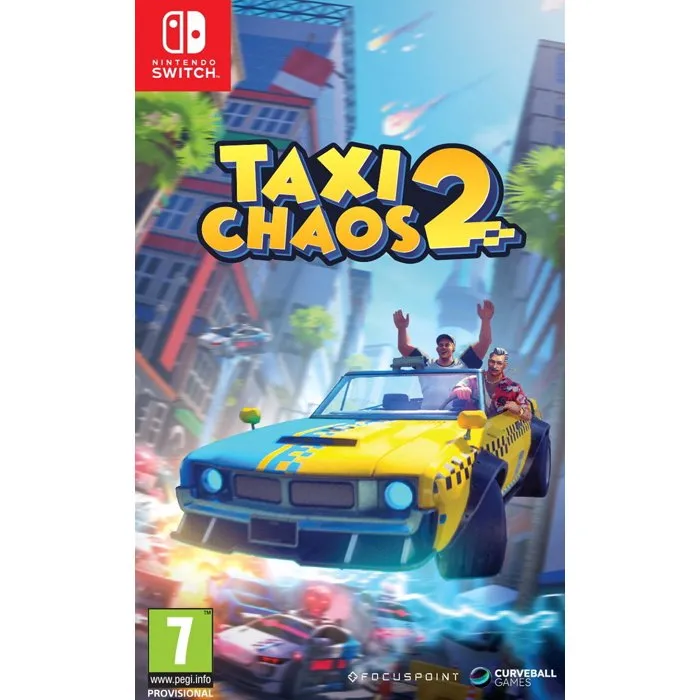 Microids - Taxi Chaos 2 - Jeu Nintendo Switch - Version Française Microids - Taxi Chaos 2 - Jeu Nintendo Switch - Version Française