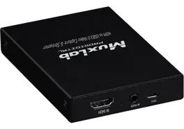 MUXLAB Streamer USB 3.0 vers HDMI - Dispositif de capture vidéo 4K/60 avec entrée et sortie HDMI