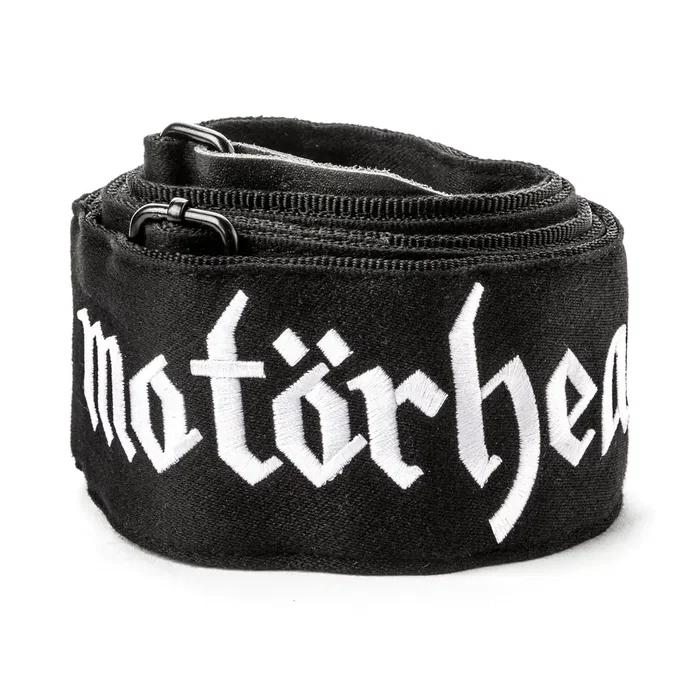 Dunlop Sangle Guitare/Basse Signature Mötorhead Logo Jacquard Haut Résistance Dunlop Sangle Guitare/Basse Signature Mötorhead Logo Jacquard Haut Résistance