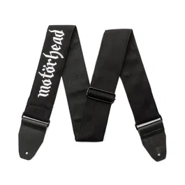 Dunlop Sangle Guitare/Basse Signature Mötorhead Logo Jacquard Haut Résistance