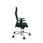 Piqueras Y Crespo Fauteuil Albacete Vert Bouteille avec mécanisme synchrone et base aluminium