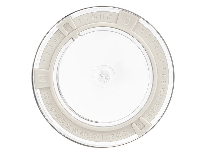 Kinvara Organisateur de Réfrigérateur avec Couvercle, Blanc/Transparent, 26x11x16 cm, Plastique PET et PP (Set de 12) Kinvara Organisateur de Réfrigérateur avec Couvercle, Blanc/Transparent, 26x11x16 cm, Plastique PET et PP (Set de 12)