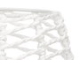 Giftdecor Lampe de Table Ovale en Corde Blanche 15x20x15 cm Métal Papier (Set de 12)