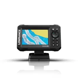 Lowrance Eagle 5 - Combiné GPS Sondeur avec Sondeur HD 83/200 kHz, écran IPS, FishReveal, Cartographie C-MAP et Genesis Live pour la Pêche