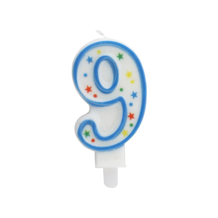 Party Time Bougie Anniversaire Chiffre 9 Party Time Bougie Anniversaire Chiffre 9