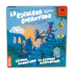 Devir - La Escalera Encantada - Jeu de société en espagnol pour enfants +4 ans - Bgesca