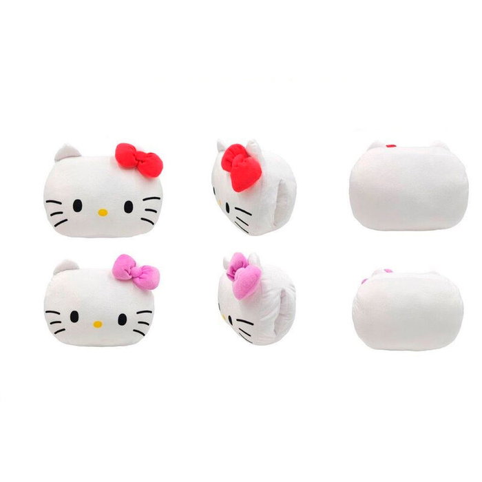 PLAY BY PLAY Coussin chauffant Hello Kitty - Coffret assorti pour mains (Dimensions: 30 x 22 x 10 cm)