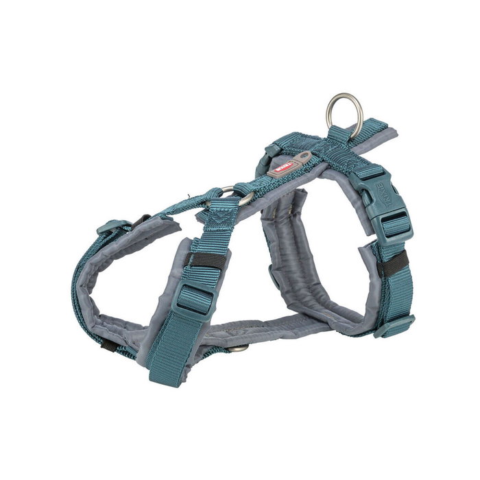 Harnais pour Animaux Domestiques Trixie Trekking Bleu Graphite L Harnais pour Animaux Domestiques Trixie Trekking Bleu Graphite L