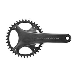 Campagnolo Jg.Bielas Super Record X 165 1X13V Carb.Negr