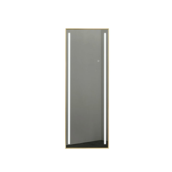 Miroir sur Pied Home ESPRIT Doré Aluminium 60 x 5 x 165 cm
