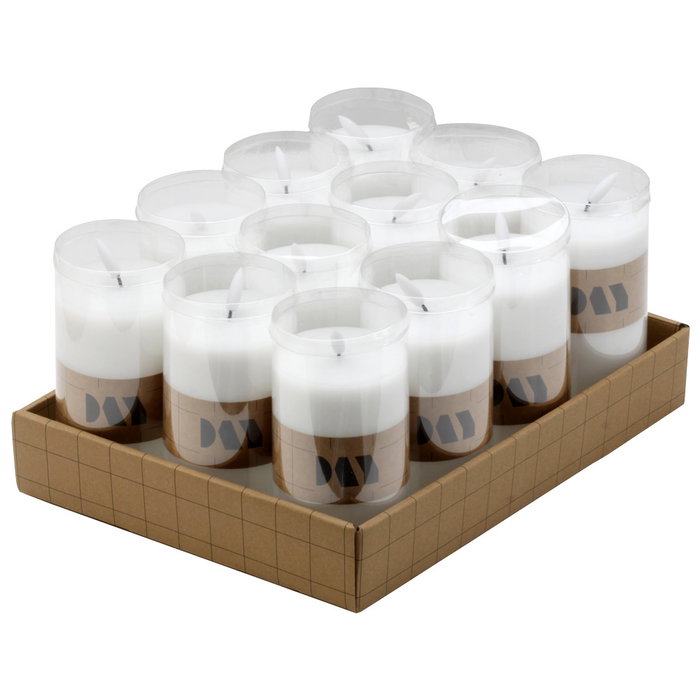 Day Bougie LED 3D Lumière Blanche Chaude