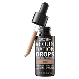Gosh Drops Fond de teint liquide 010 Bronzé SPF 10 30 ml pour Visage Maquillage pour Femmes