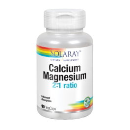 SOLARAY Calcium + Magnésium 90 capsules végétales