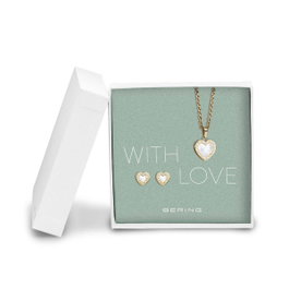 Bering Set de Collier et Boucles d'Oreilles Doré