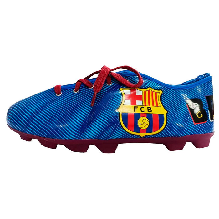 CYP BRANDS Porte-tout en forme de botte FC Barcelona 3D (23x7x8 cm) avec fermeture zip, pour organisation du matériel d'écriture CYP BRANDS Porte-tout en forme de botte FC Barcelona 3D (23x7x8 cm) avec fermeture zip, pour organisation du matériel d'écriture