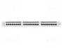 LANBERG Panneau de brassage Cat 6 24 ports RJ45 1U 19 pouces