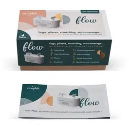 Morphee Box Flow - Coaching audio 256 séances de yoga, pilates, stretching, réveil musculaire - 10 à 40 min - Sans écran - Enceinte intégrée