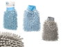 Arte Regal Manopla Microfibre Double Tissu Assortie Bleu Gris 24x4x17 cm (Set de 24)