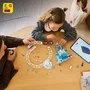 LEGO Disney La Reine des Neiges 43281, Château de Glace et Piste Enneigée d'Elsa avec Traîneaux et Personnages