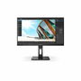 AOC 27P2Q - Écran PC 27" LED IPS Full HD 1080p, 75 Hz, 4 ms, USB-C, HDMI, VGA, Haut-parleurs, Noir