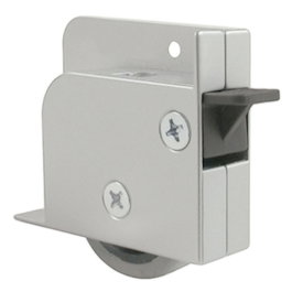 RUEDAS Rueda START latérale grise avec frein, main gauche, pour épaisseur 30 mm