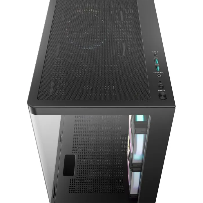 DeepCool CG380 3F Boîtier Gaming Midi Tower Noir ARGB DeepCool CG380 3F Boîtier Gaming Midi Tower Noir ARGB