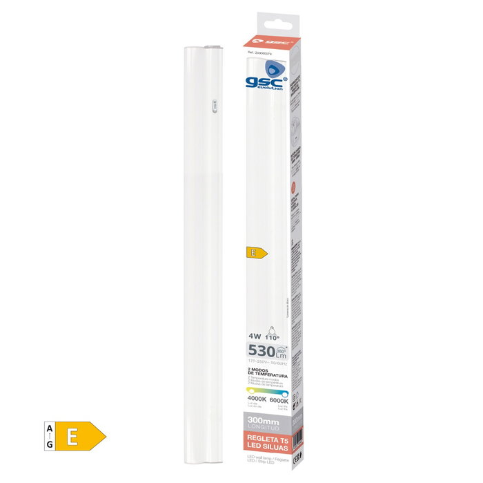GSC Evolution Regleta LED T5 Siluas 300mm 4W 4000 - 6000K GSC Evolution Regleta LED T5 Siluas 300mm 4W 4000 - 6000K